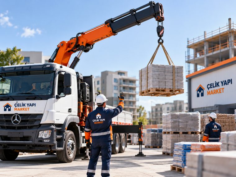 Vinç & Nakliye - Çelik Yapı Market Ezine Çanakkale